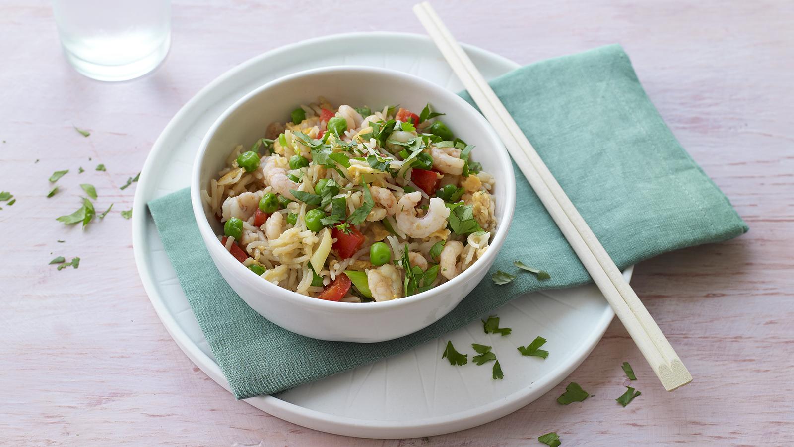 Lighter egg fried rice