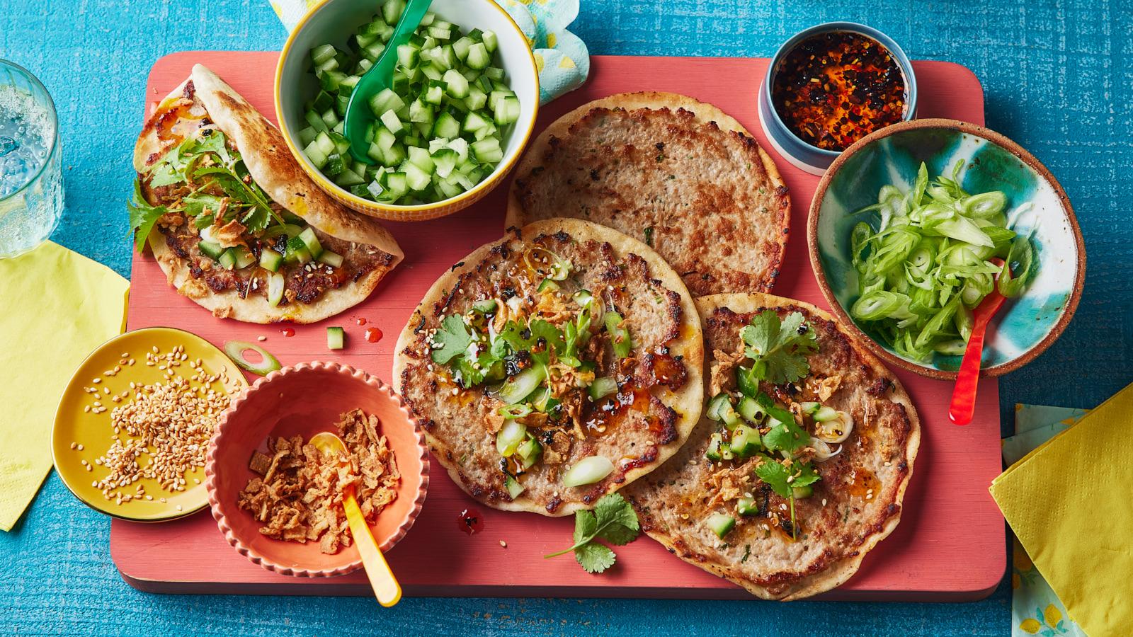Pork smash tacos