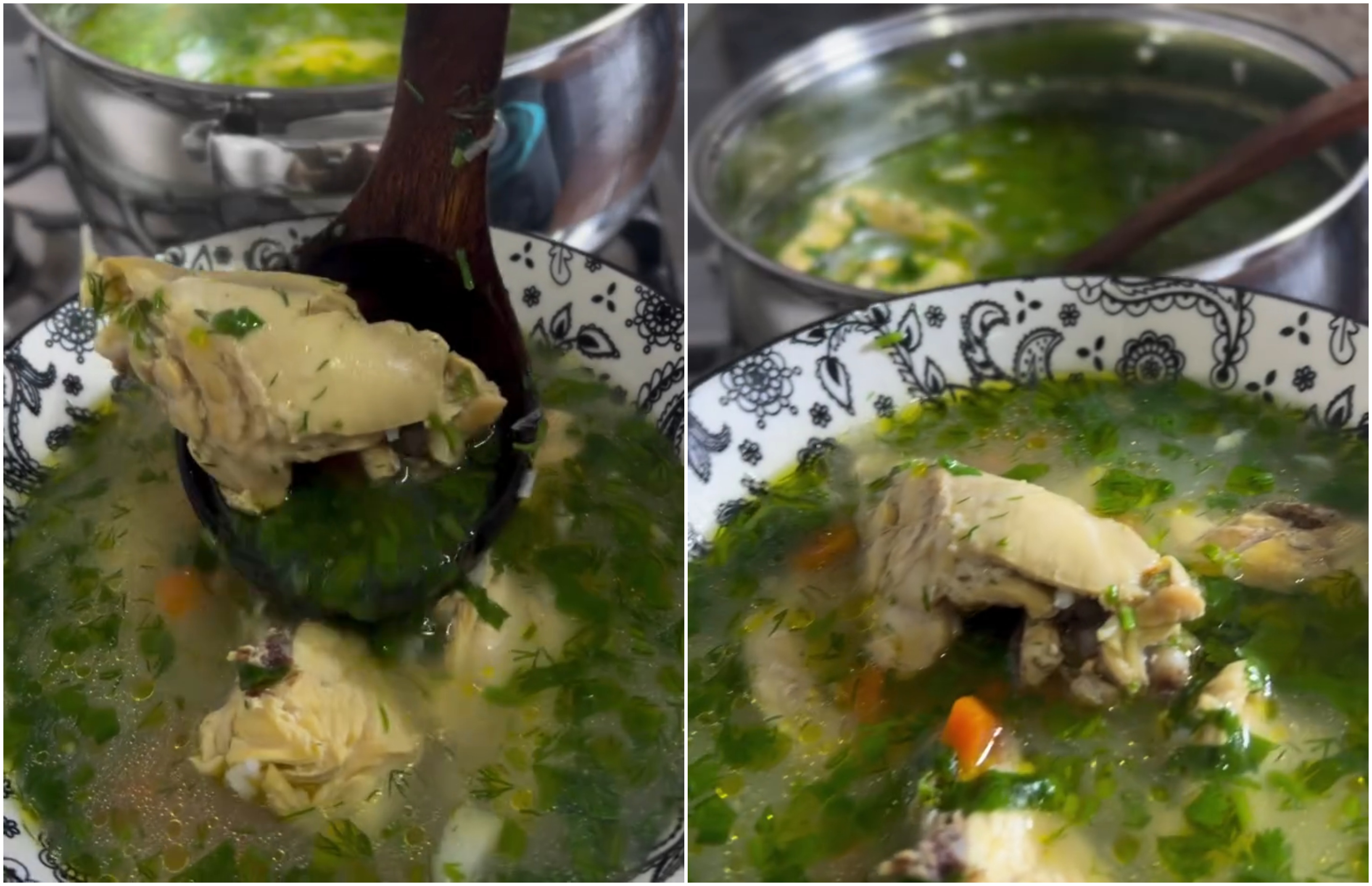 Chicken Broth with Tarragon