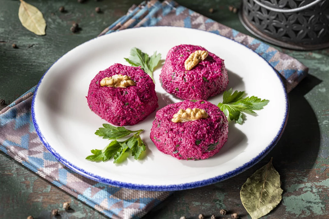 Beetroot Pkhali