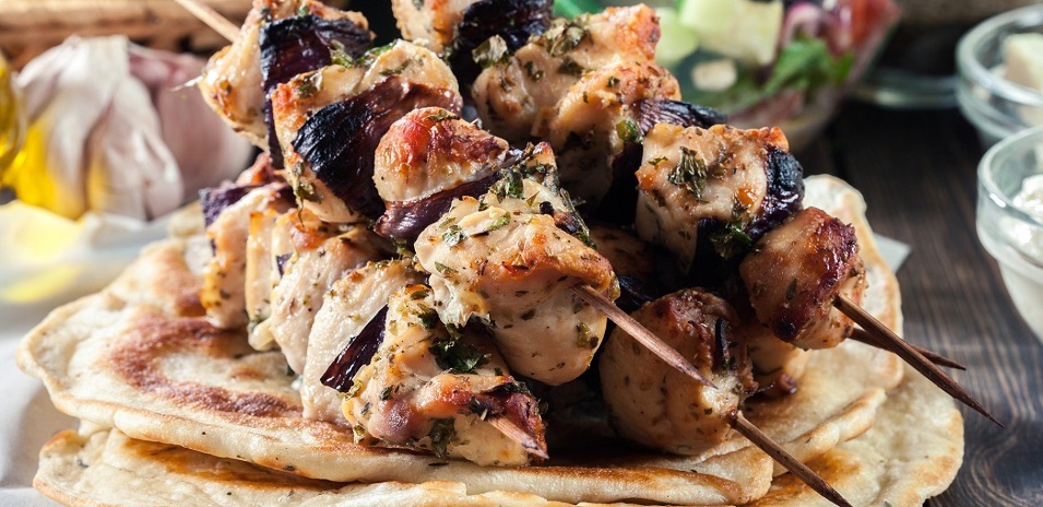 Greek-style Chicken Mtsvadi