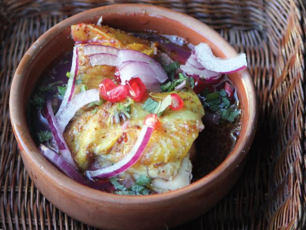 Roast Chicken in Pomegranate Juice