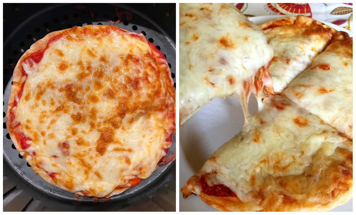 Lavash Pizza in Air Fryer