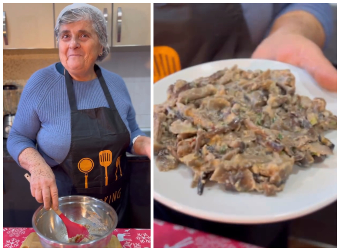 Manchkvala Mushrooms from Korbouli Fields, Grandma's Recipe