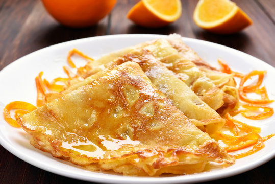 French Crêpes Suzette