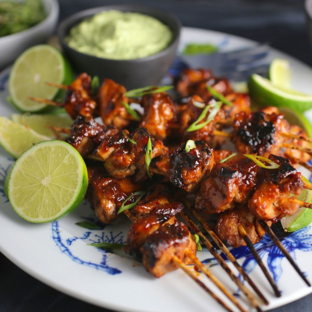 Chicken Kebab with Sulguni