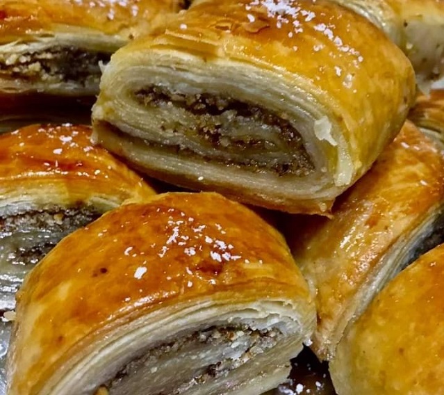 Walnut Baklava Roll