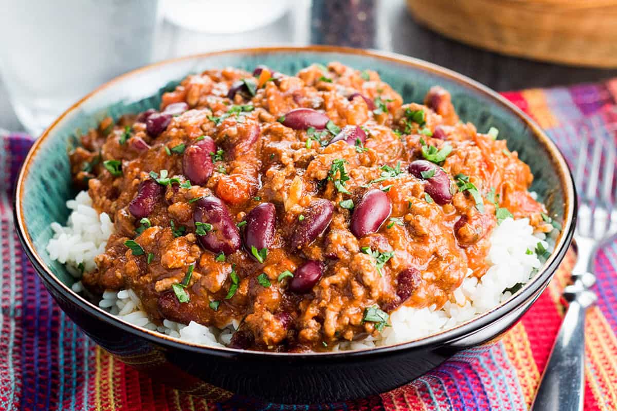 Chili con Carne with a Georgian Twist