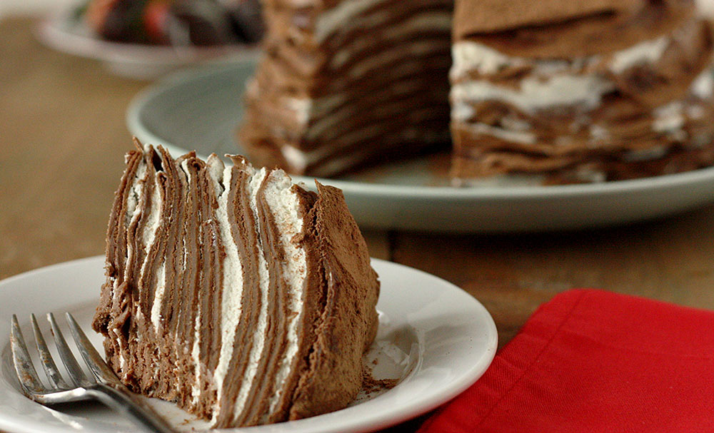 Chocolate Crepe Cake