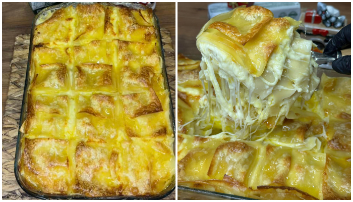 აჩმა ლაზანიას ფენებით