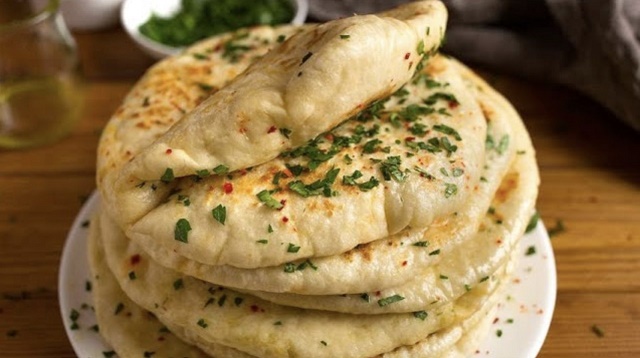 Turkish Bread on Pan