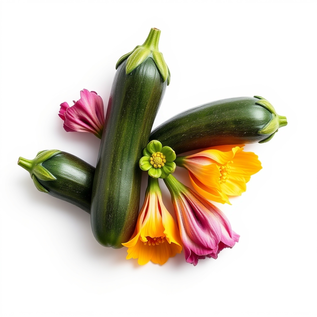 Courgette flowers